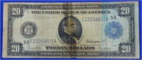 1914 $20 FRN - Richmond  - Note Damage