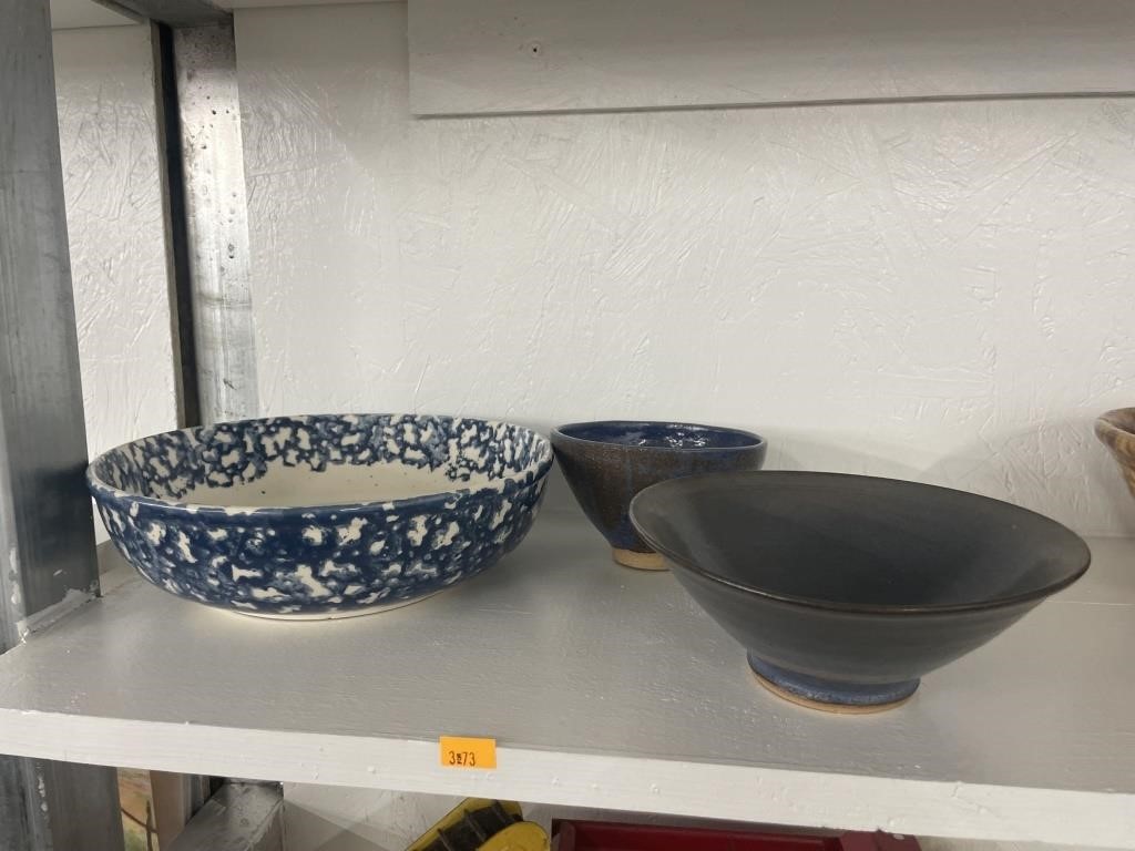 Vintage pottery bowls