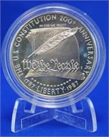 1987 Silver Dollar US Constitution