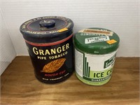 Vintage granger tobacco and imperial ice cream