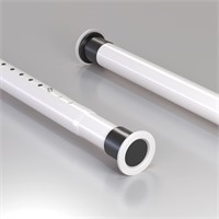 $40 Curtain Rods 82.7-102.4" WHITE