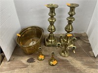 Vintage brass items