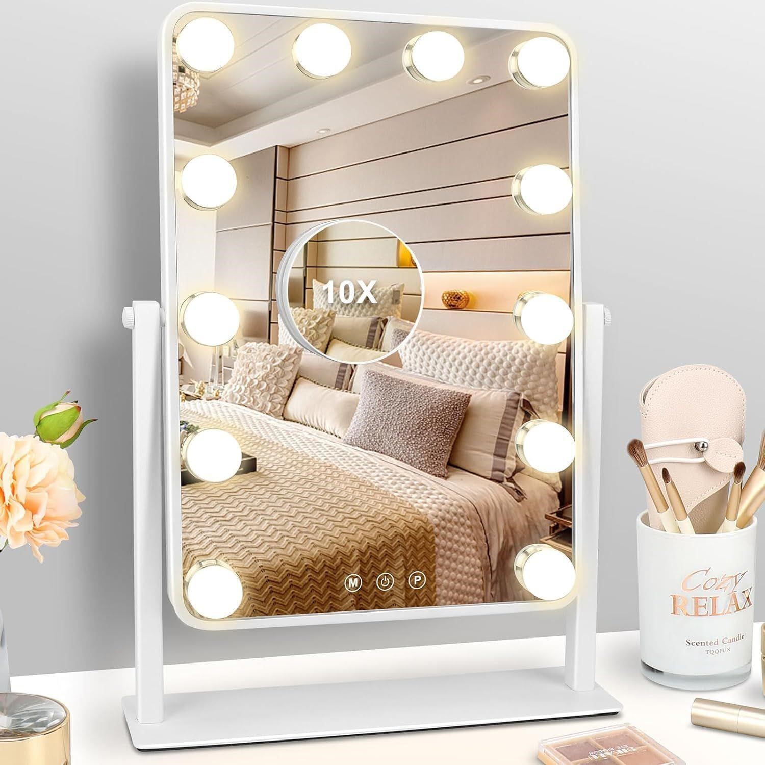 Large Hollywood Vanity Mirror with Lights 12 LED