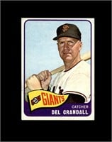 1965 Topps #68 Del Crandall EX to EX-MT+