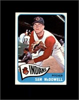 1965 Topps #76 Sam McDowell EX to EX-MT+