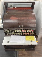 Antique national cash register