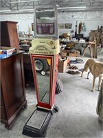 Antique coin operated scale