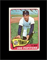 1965 Topps #245 Joe Pepitone EX to EX-MT+