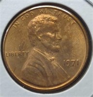 Uncirculated 1971 Lincoln penny