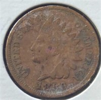 1889 Indian head penny
