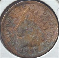 1897 Indian head penny