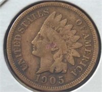 1905 Indian head penny