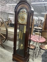 Herschede Mahagonay 9 tube tall case chime clock