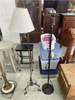Vintage cast iron floor lamp , metal floor lamp