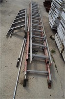 Fiberglass Extension Ladder & Other Ladder Pcs