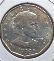 1999 p. Susan b. Anthony dollar