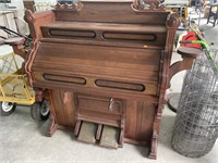 Antique walnut pump Mason & Hamlin organ