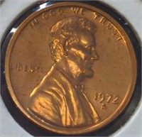 Proof 1972 Lincoln penny