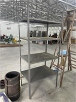 7ft metal shelf