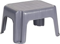 Rubbermaid One-Step Stool, Bisque, Holds up to 200