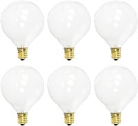 40W Incandescent Soft White G16.5 Globe Light Bulb