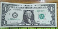 Star note $1 banknote