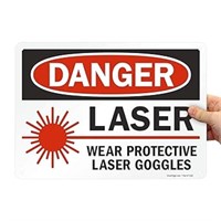 SmartSign Plastic OSHA Safety Sign, Legend"Danger