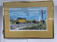 B&O railroad print