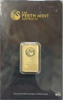 Perth Mint Australia 5 gram gold bar SEE PICS DESC