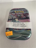 Pokémon tin of cards