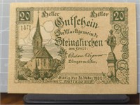 1922 German banknote