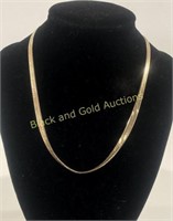 Marked 925 Sterling Silver Woven Necklace