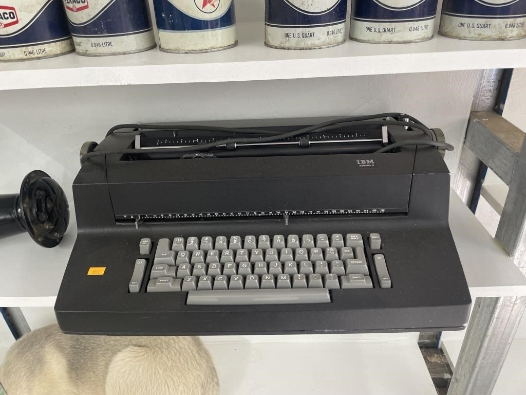 Vintage IBM typewriter