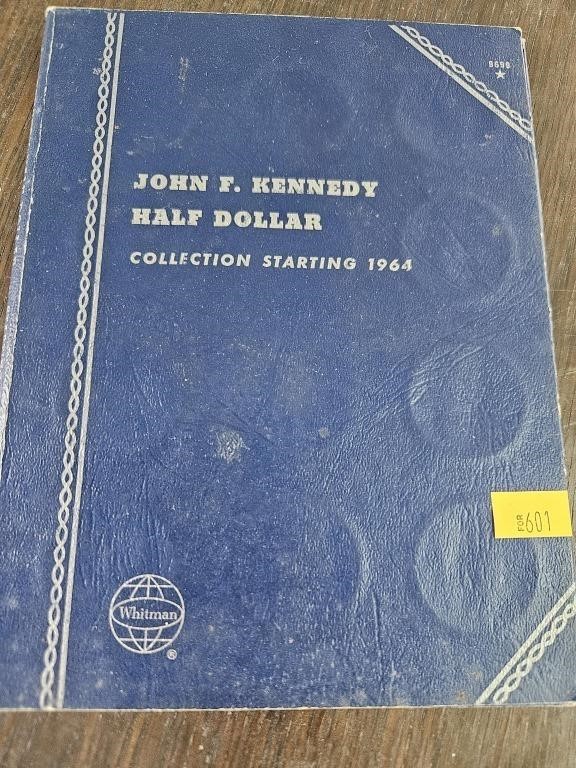 Book of Kennedy half dollars