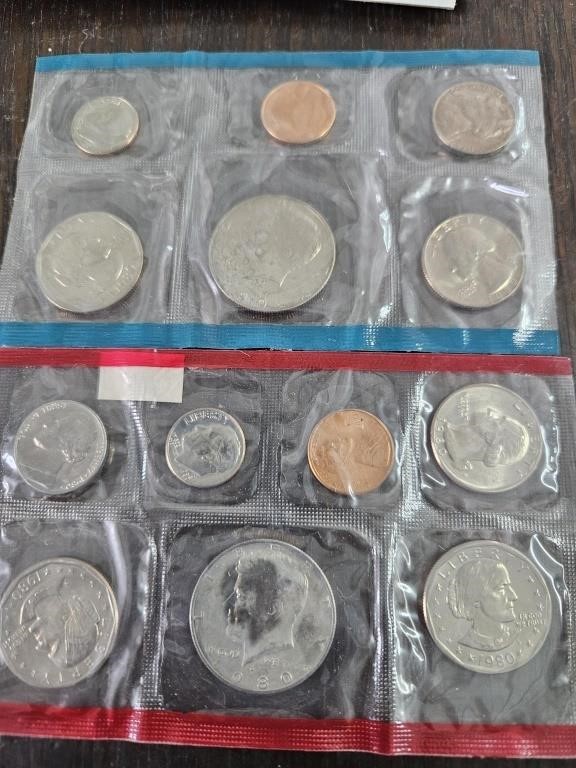 1980 uncirculated US mint