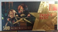 Chucky child's Play 24k gold-plated banknote