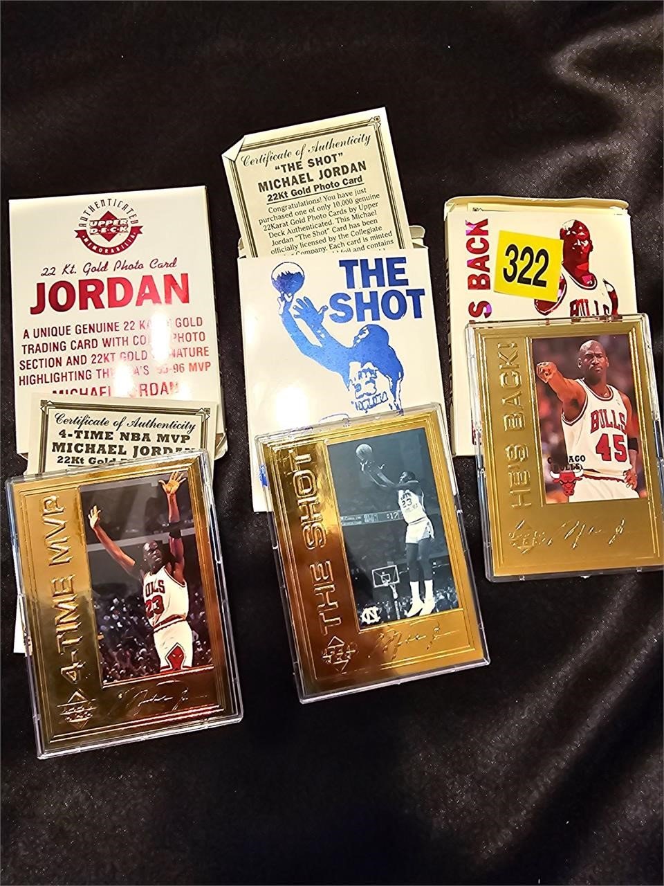 JORDON  22Kt. Gold Trading cards LTD.