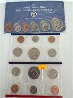 1991 i circulated coin set
