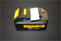 20V lithium ion battery (display)