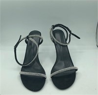 Size 11 Women's Black Strappy Stiletto Heels