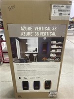 NEW Azure Vertical 38 Wallmout Fireplace Electric