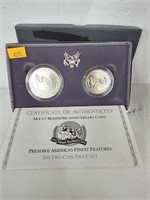 1991 Mount Rushmore anniversary coins