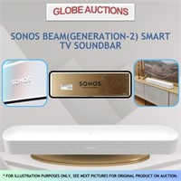 LOOKS NEW SONOS BEAM(GEN-2)SMART SOUNDBAR(MSP:$648