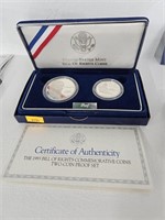 1993 bill of rights silver coin set