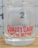 Quality Dairy tasting glass