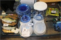 2pc pet food/water dispensers