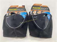 (2) NEW Magne Mask Magnetic Seam Pull Down Mask