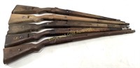 (5) Wood Rifle Gun Stocks