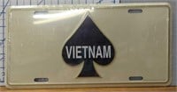 Vietnam license plate tag USA made
