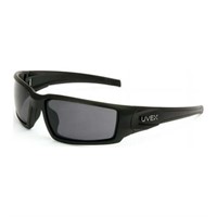 Hypershock Safety Eyewear  Black Frame  Gray Anti-